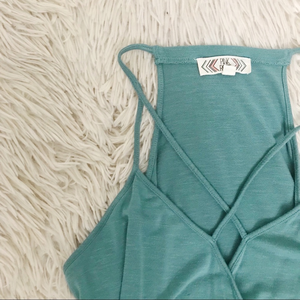 • pink rose tank | l •